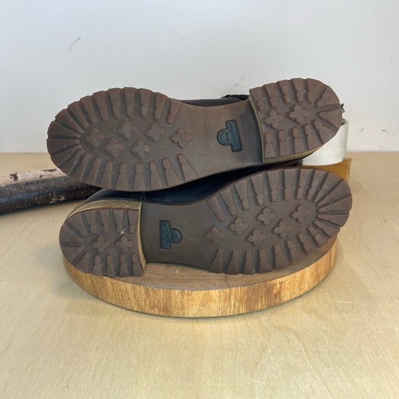 ๐HP๐*Timberland Bethel Heights Dark Brown Leather Mid Calf Zip Lace-Up Boots 6 - Picture 12 of 16